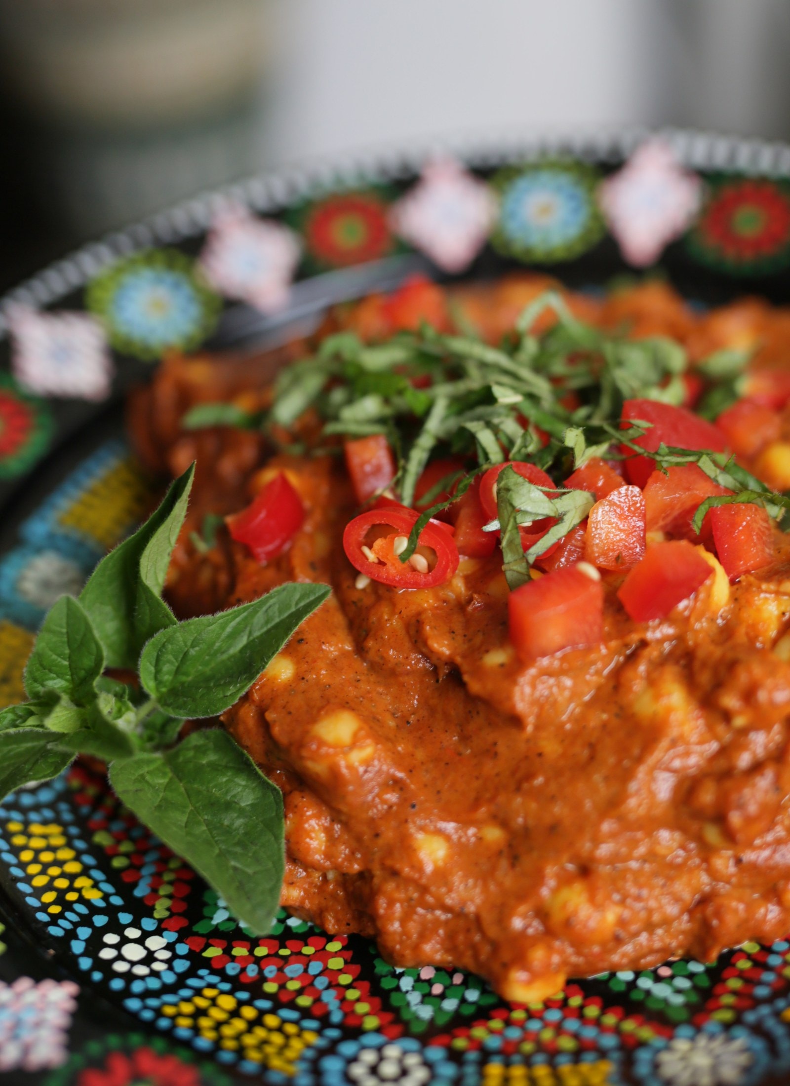 A one pan dish in a rich tomato sauce